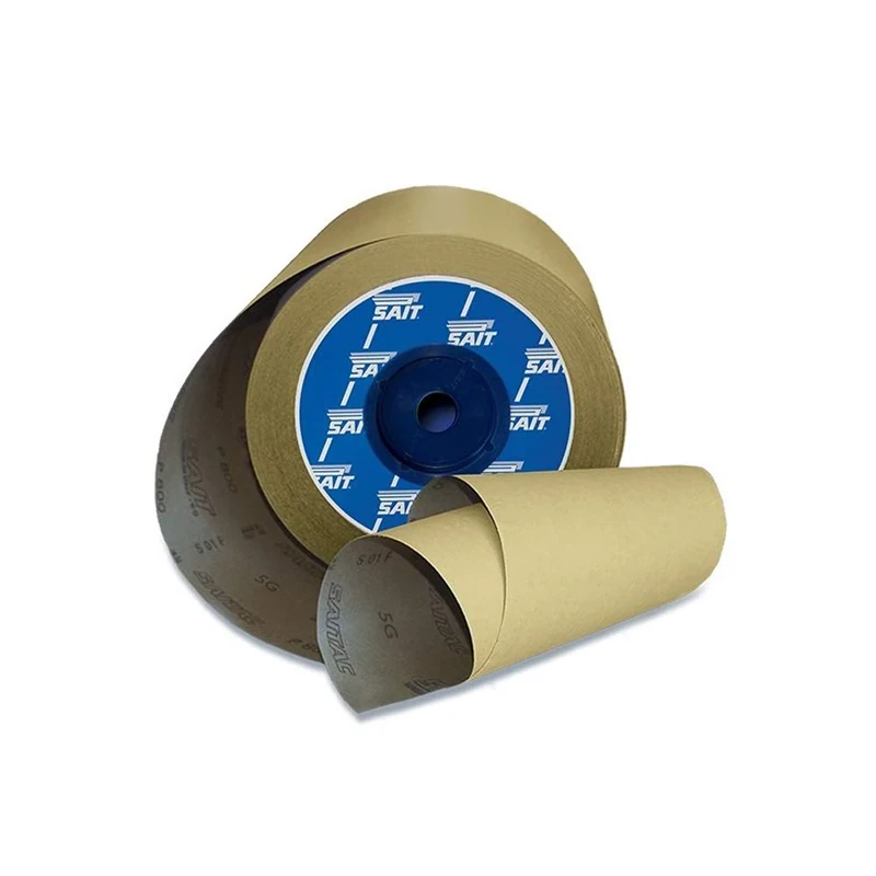 Sait 53163 RI-SAITAC 5G Industrial Sandpaper Roll 115mm x 50m 60 Grit