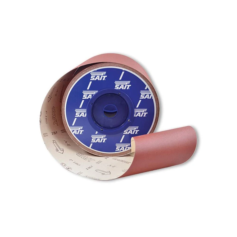 Sait 56981 RI-Saitac A-E Industrial Sandpaper Roll 120mm x 50m 40 Grit