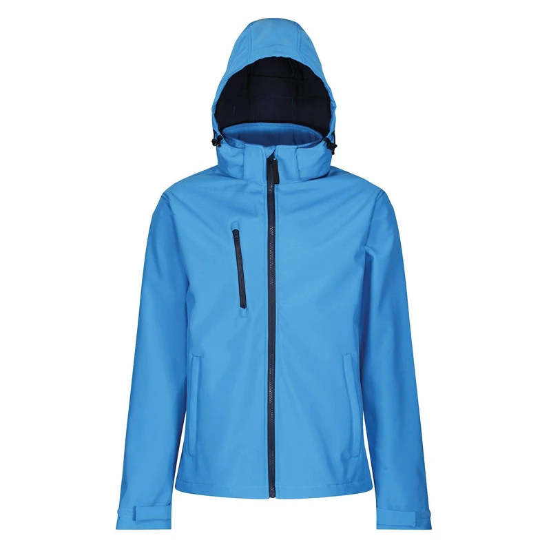 Regatta Professional Men's Venturer 3 Layer Printable Hooded Softshell Jacket - Image 1