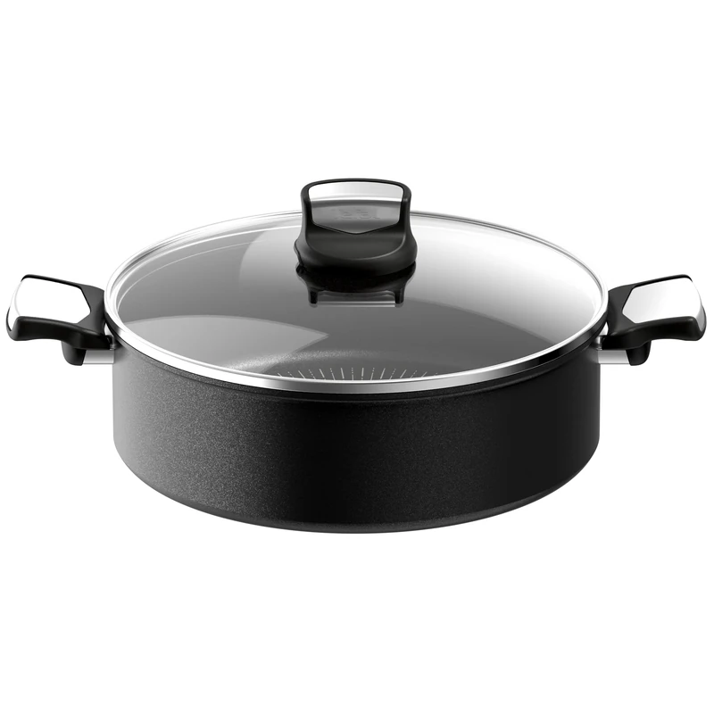 Tefal 28cm Casserole Pot, Unlimited ON, Non- Stick Induction, Aluminium