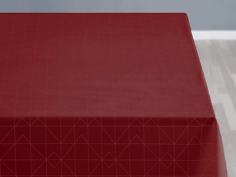 Södahl Red Cotton Tablecloth 140 x 270 cm - Image 1