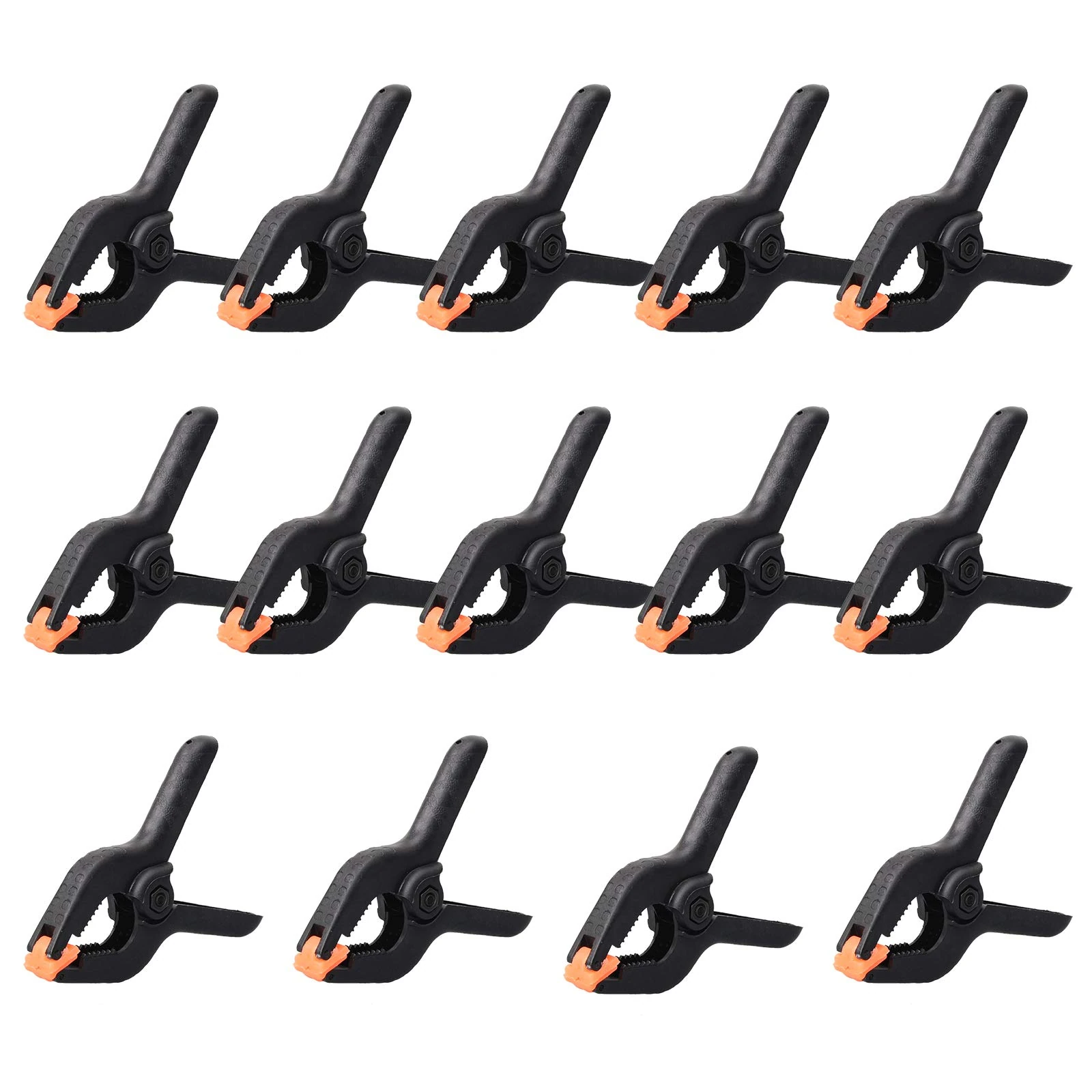 14-Piece Nylon Spring Clamps, Plastic Heavy Duty Grip Clips Set-14pcs 2 inch Clamps