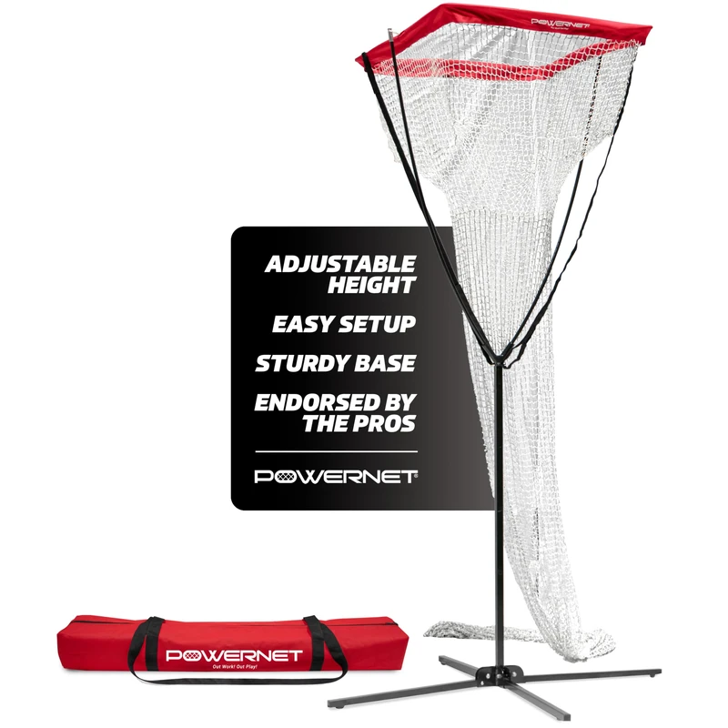 PowerNet Volleyball Setter Trainer Net | Adjustable Height | Great for Indoor and Outdoor Practice