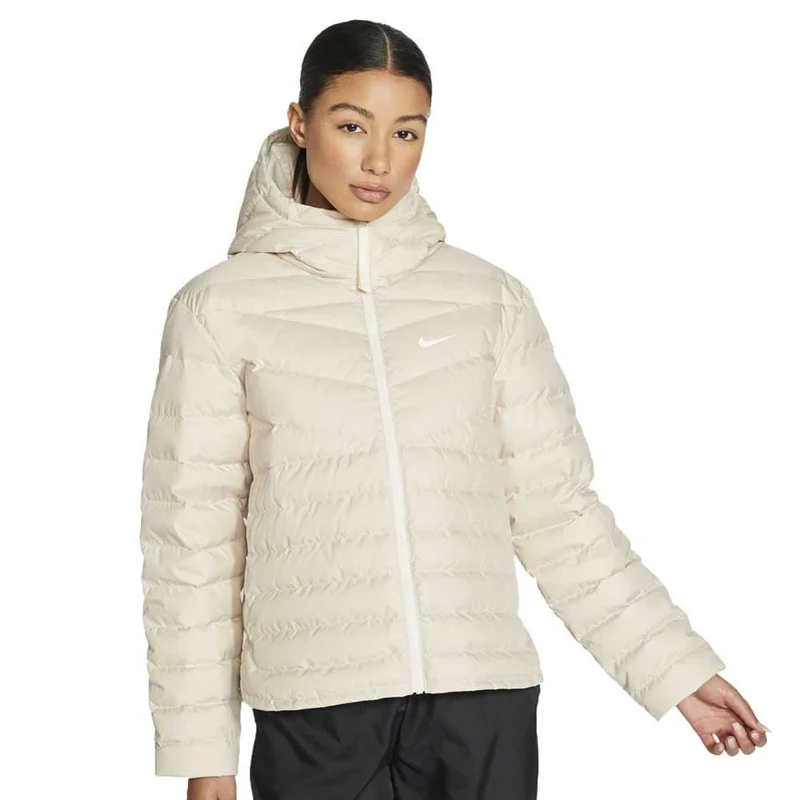 Nike Women's Wr Lt Wt Jacket, Oatmeal/Pale Ivory/White, M