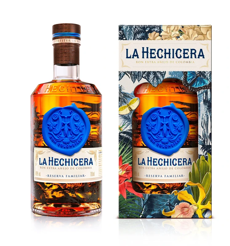 La Hechicera Serie Experimental Banana infused Rum, 70cl with Gift Box