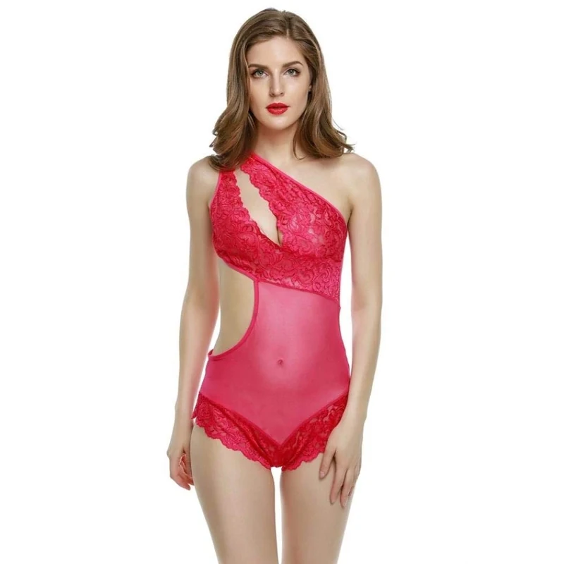 Sexy Nightwear Women S Underwear Women Baby Dolls Women Women Sexy Lingerie Sexy Lace Slash Neck Erotic Underwear Backless Costumes Sleepwear Babydoll Lingerie-1_XXL