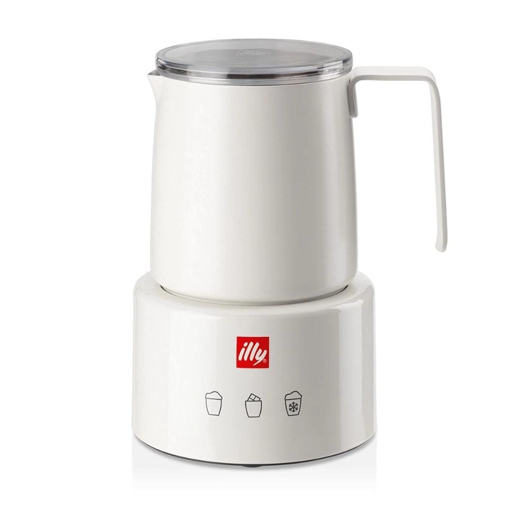 illy Milk Frother, Electric Milk Frother for Frothing Hot and Cold Milk and Hot Chocolate