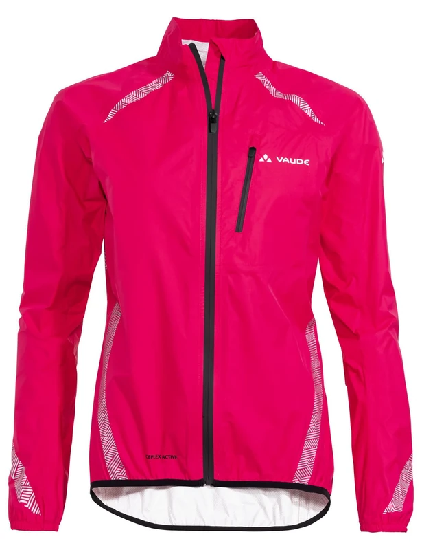VAUDE Women's Luminum Perf. Jacket II Rain Jacket with Reflective Elements