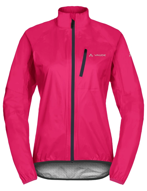 VAUDE Women's Drop Jacket III, Lightweight Rain Jacket, Waterproof and Feather-light, Ceplex Active Technology, Breathable and Compact Packable, Environmentally Friendly with Eco Finish, Reflective