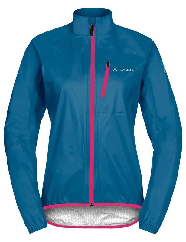 VAUDE Women's Drop Jacket III, Lightweight Rain Jacket, Waterproof and Feather-Light, Ceplex Active Technology, Breathable and Compact Packable, Environmentally Friendly with Eco Finish, Reflective