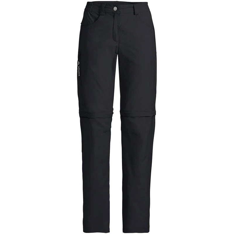 VAUDE Women's Farley Zo Pants V Trousers, womens, Trouser, 42169, Black, 42 - Image 1