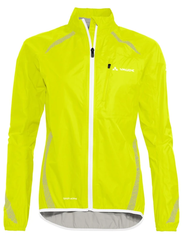VAUDE Women's Luminum Perf. Jacket II Rain Jacket with Reflective Elements