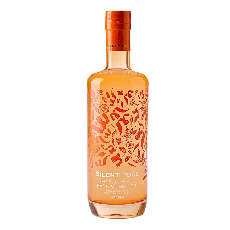 Silent Pool Rare Citrus Gin, 43% ABV, 70cl, Super Premium Gin