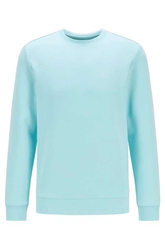 BOSS Men's Sweatshirt, Open Blue482, 3XL