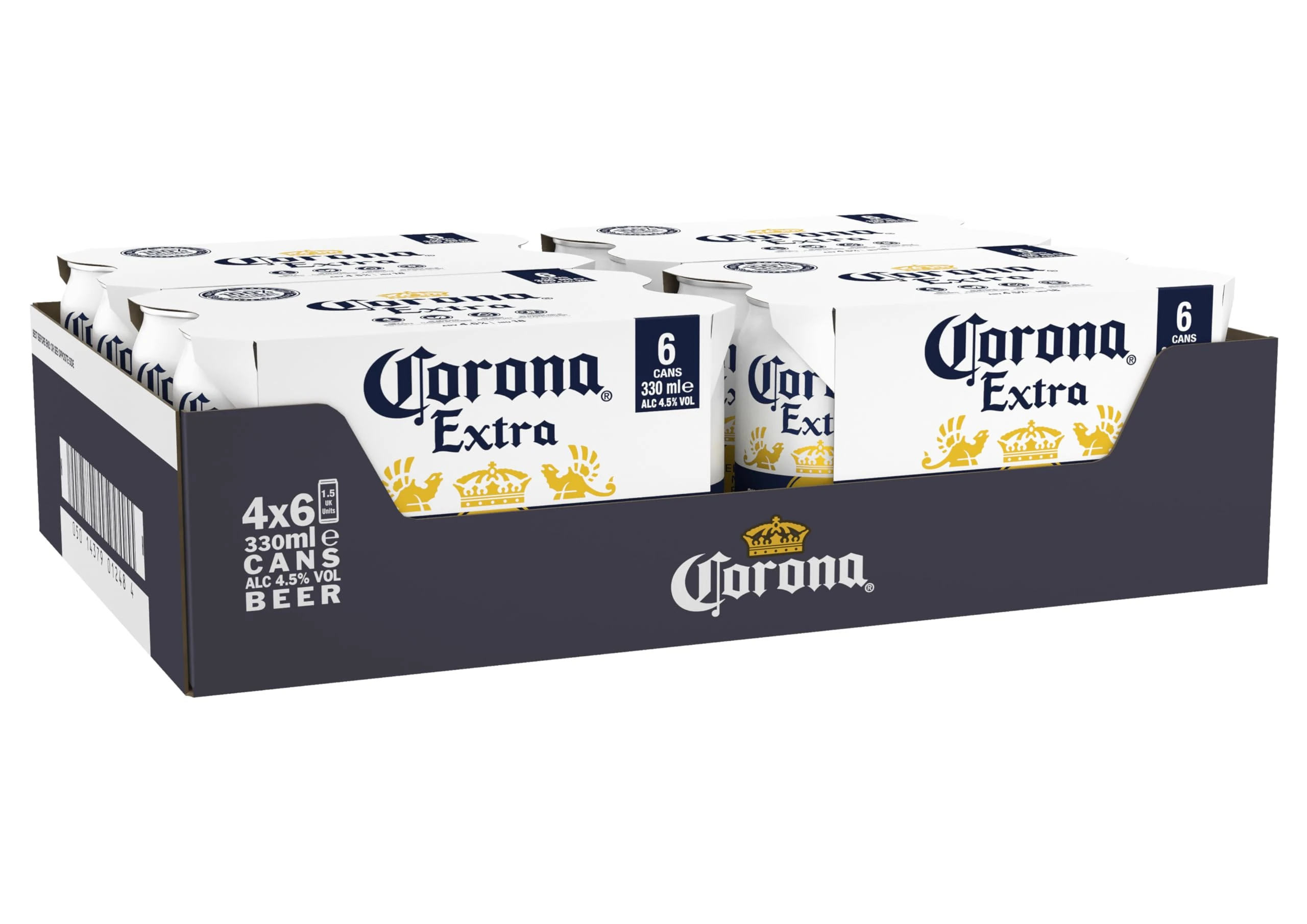 Corona Extra Premium Lager Beer Can 24 x 330ml