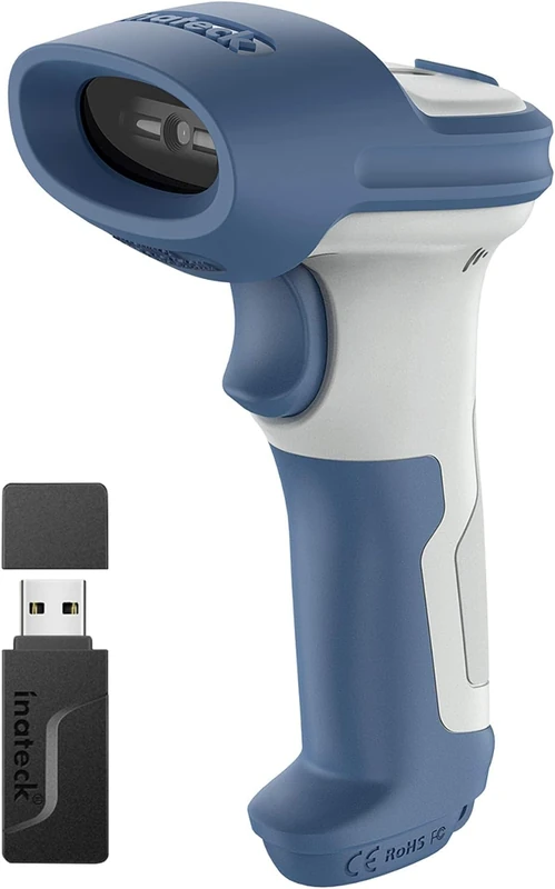Inateck BCST-73 Wireless 1D 2D Barcode Scanner - Bluetooth 5.0
