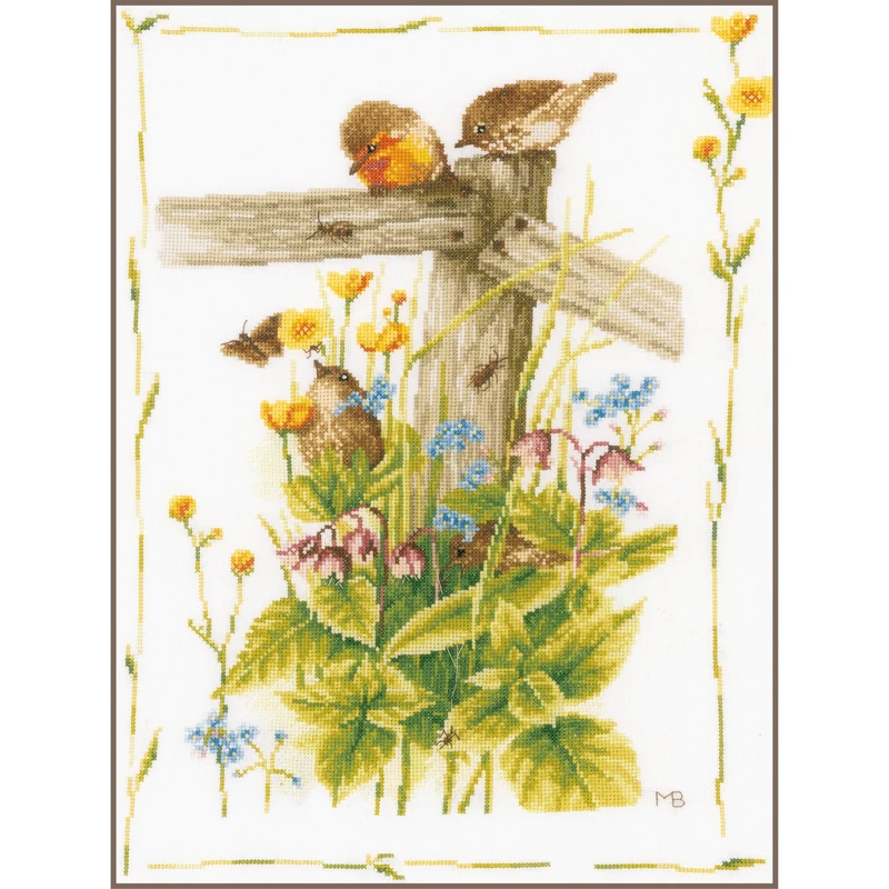 Lanarte PN-0180560 Cross Stitch Set, Cotton, Multi-Colour, 33 x 47 cm