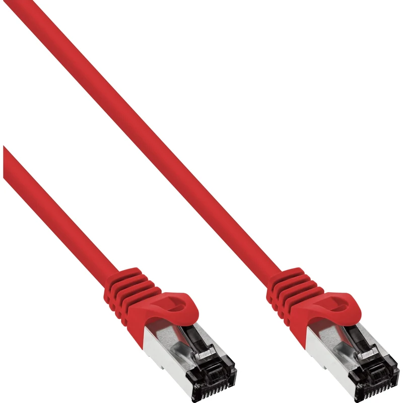 InLine® Ethernet Patch Cable S/FTP (PiMf) Cat.8.1 2000 MHz Halogen-free Copper Red 10 m