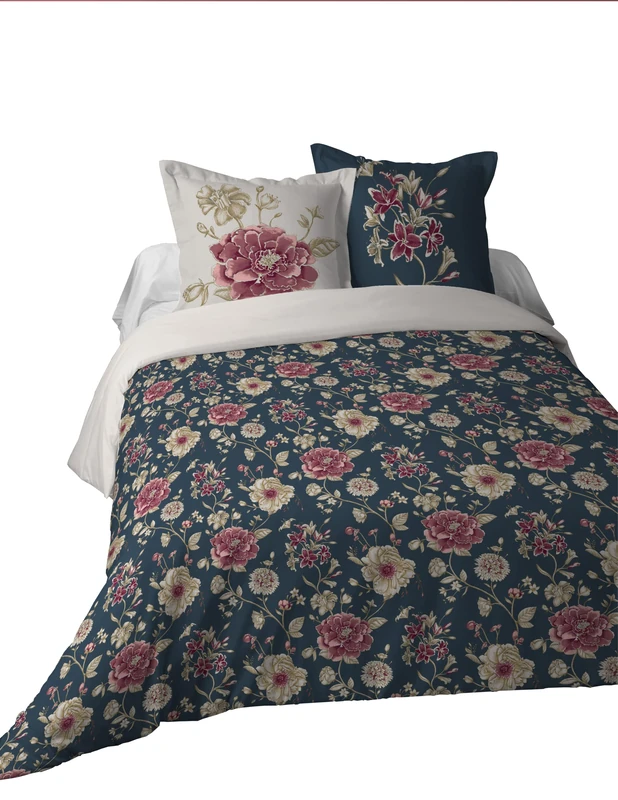 Zen & Ethnic Flora Duvet Cover Set, 220 x 240 cm - Image 1