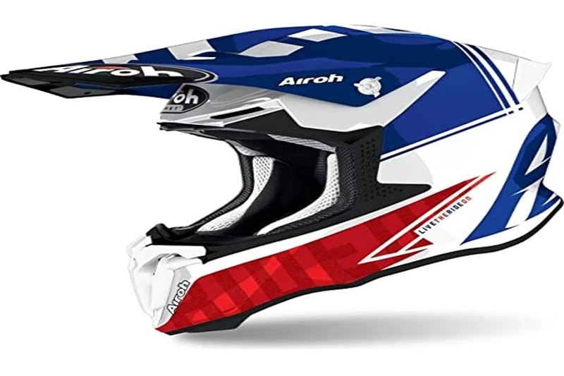 Airoh Helmet Twist 2.0 Tech Blue Gloss S