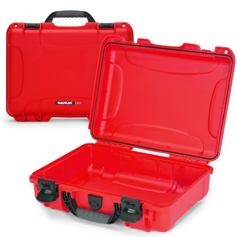 Nanuk 910 Waterproof Hard Case Empty - Red (910-0009)