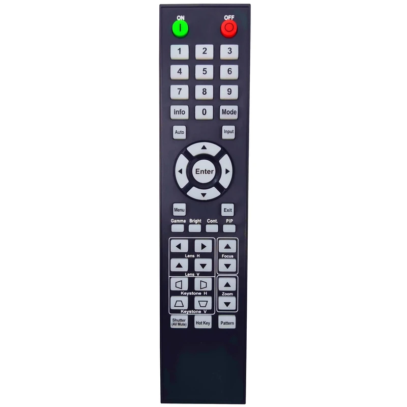 Leankle Remote Controller BR-3074W for Optoma Projectors WU1500, ZK1050, ZK750, ZU1050, ZU650+, ZU660, ZU660, ZU750, ZU850, ZU860