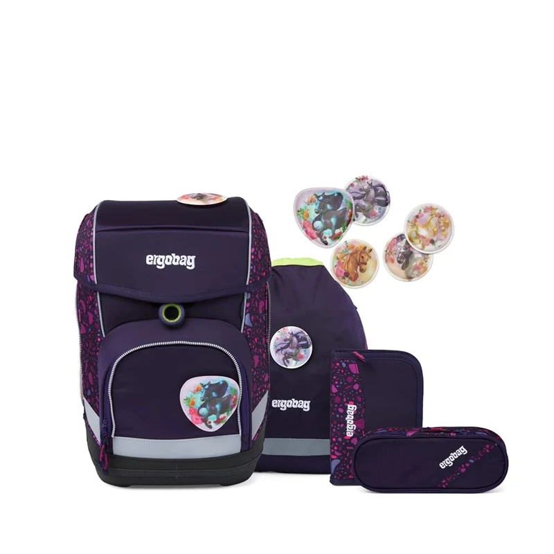 Ranzenfee & Koffertroll GmbH Ergobag Cubo PferdeflüstBärer Schulranzen Set 5tlg.