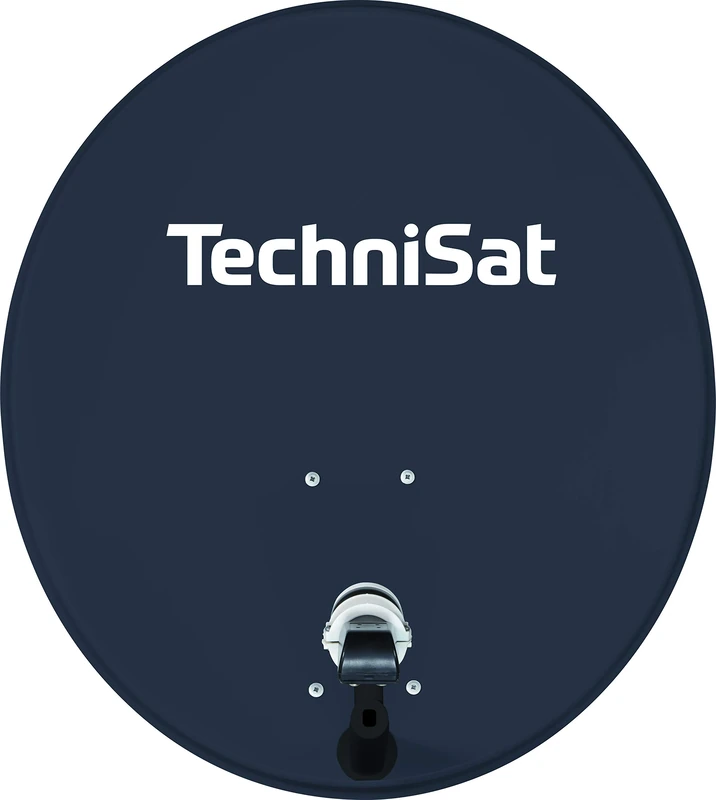 TechniSat TECHNITENNE 70 - Satellite Dish for 4 Users (70 cm Digital Satellite System, Complete Set of Antenna with Mast Mount and Quattro-Switch-LNB) anthracite