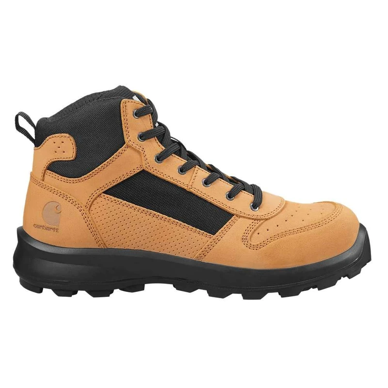 Carhartt Men's Michigan Rugged Flex® S1P Midcut Safety Boot, Wheat, 35