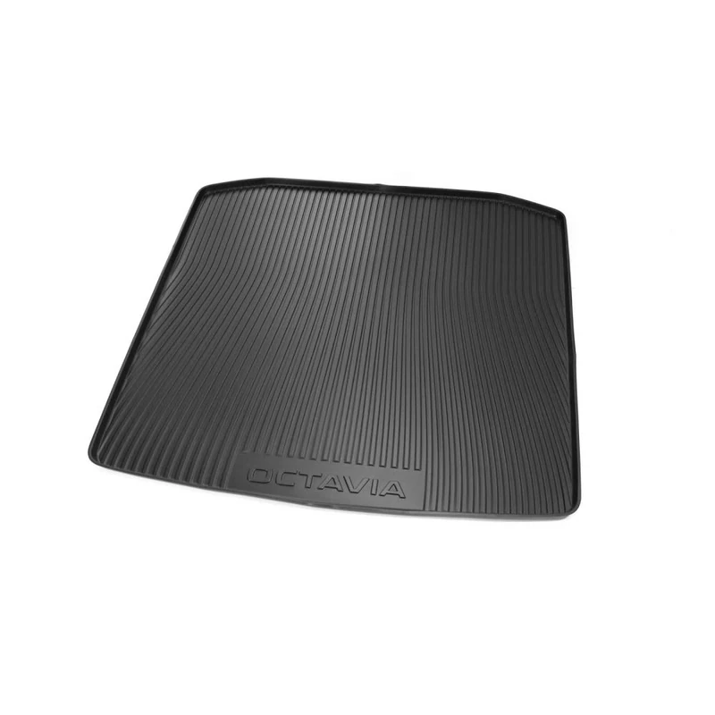 Skoda 5E7061162A Car Boot Liner Base Floor Boot Liner with Octavia Lettering, Only Combi, Base Loading Floor Only
