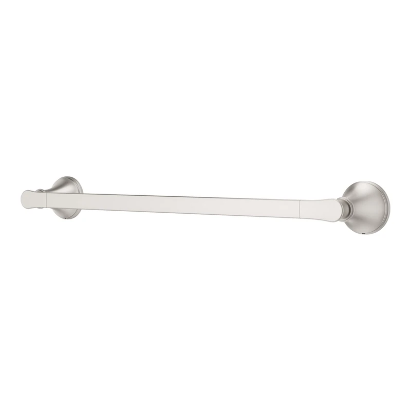 Pfister Auden Bath Towel Bar for Bathroom, 18-Inch, Wall-Mounted, Screw-In, Spot Defense Brushed Nickel Finish, BTBAD1GS