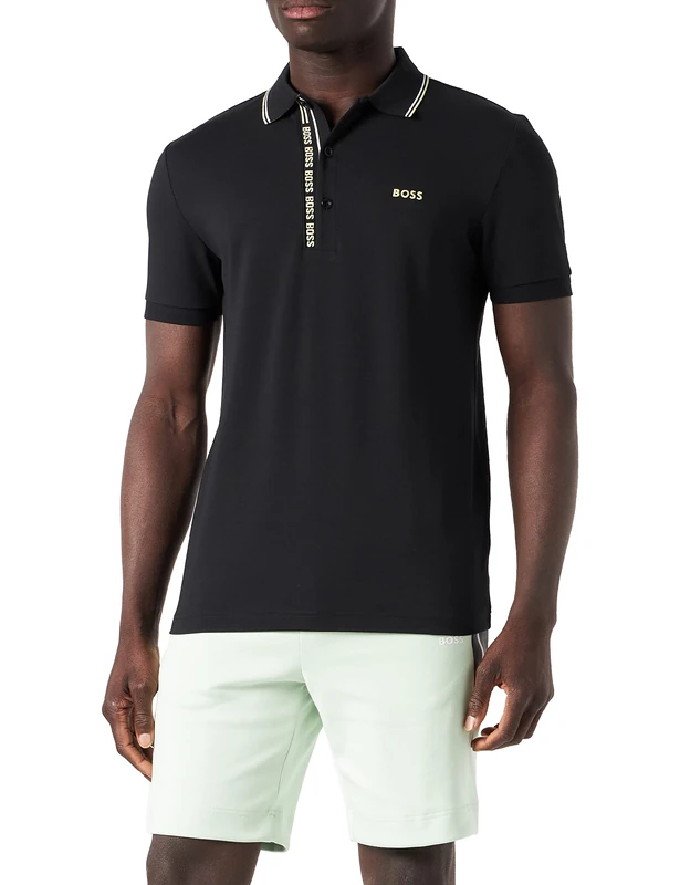 BOSS Men's Polo Shirt. - Black - XS