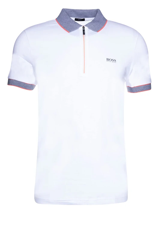 BOSS Men's Philix Polo Shirt, White100, XXX-Large