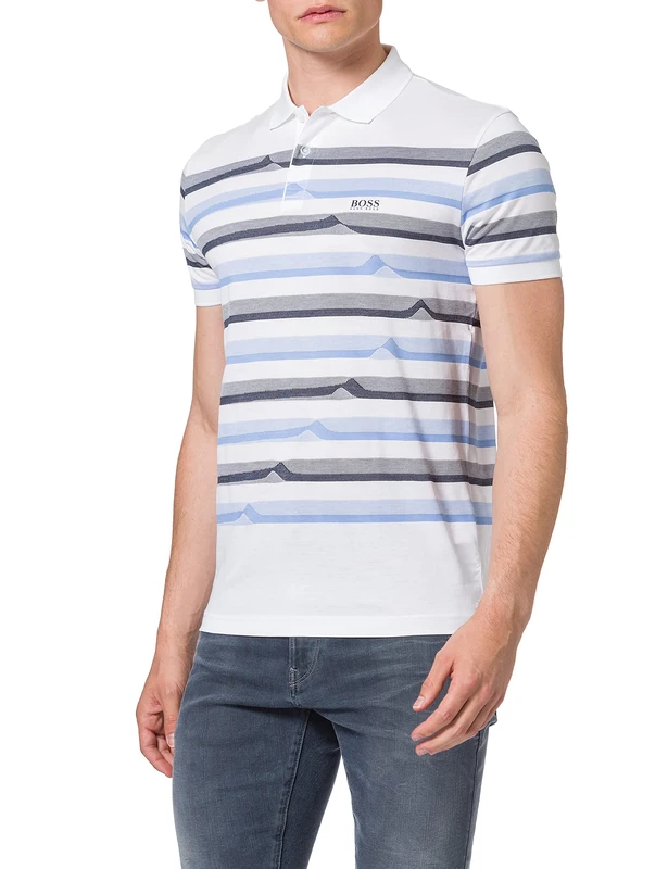 BOSS Men's Polo Shirt, White100, 3XL