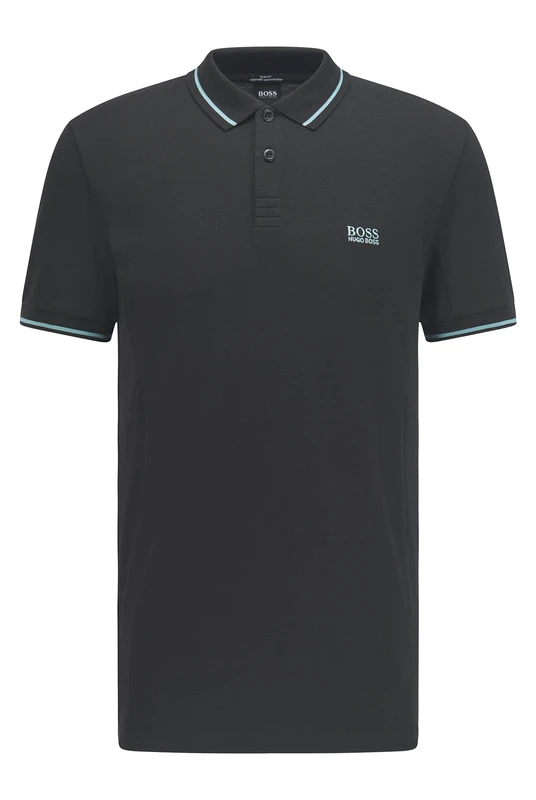 BOSS Men's Paule 3 Polo Shirt, Black, 3XL