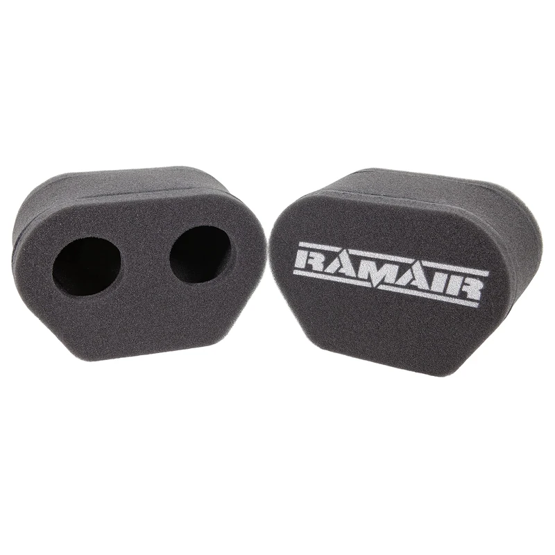 MS-016-2x Twin Inlet Motorcycle Carb Sock Air Filter