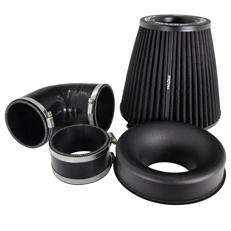 PRK-225-BK - Black - Ramair Performance Focus ST 225 Induction Kit (No ECU Holder)