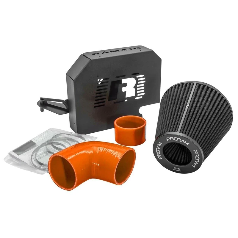 Ramair Performance ST225 Focus MK2 Cone Induction Air Filter Intake Kit, black