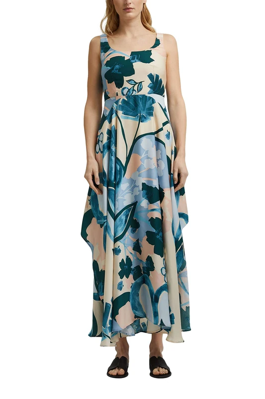 ESPRIT Women's 041eo1e323 Dress, 297/Cream Beige 3, 8