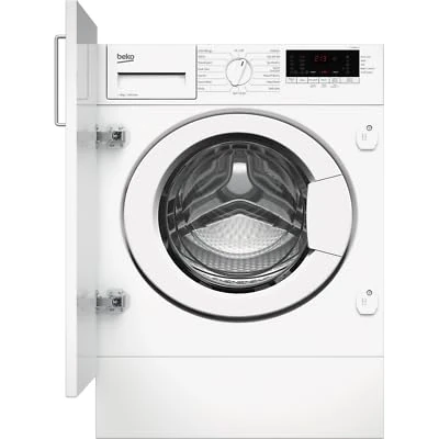 Beko RecycledTub® WTIK84111F Integrated 8kg Washing Machine with 1400 rpm - White - C Rated