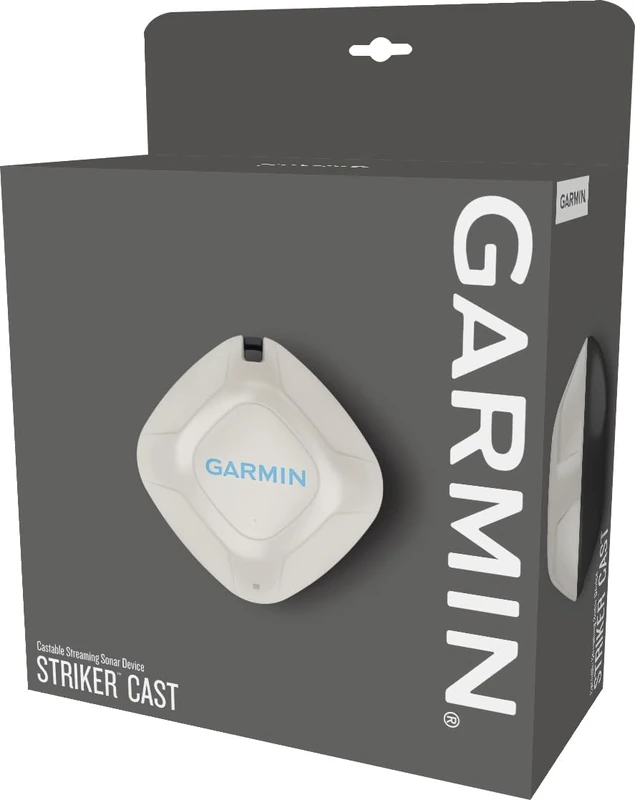 Garmin Striker Cast Castable Sonar Device, Easy to Read Sonar, 60m Castable Range, Quick Set Up, Up to 10 Hours of Rechargeable Battery Life, White