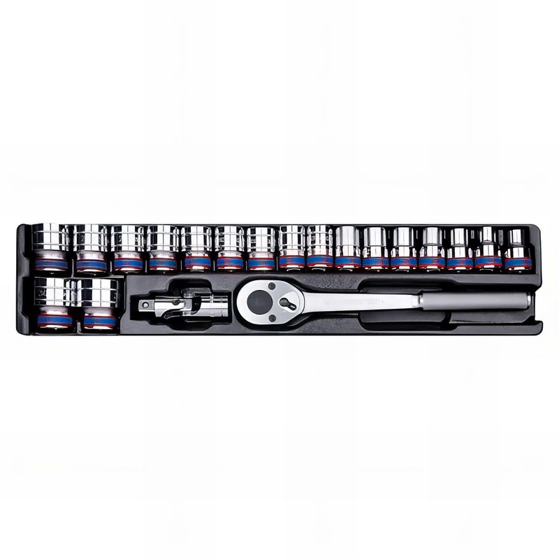 King Tony 94319MR02 Modules Sockets De Impacto Hexagonal 1/2 for DIYers & Professionals, Designed for Repair and Installation tasks, 27 Pieces