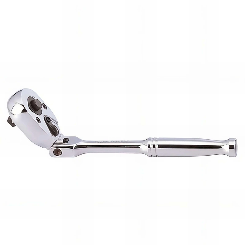 King Tony BLI278106P Blister Ratchet 1/4" Articulada 24 Teeth L:150mm for DIYers & Professionals, Designed for Repair and Installation tasks, 150mm