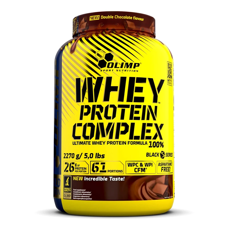 Olimp Whey Protein Complex 100 Percent Jar (2270 G) - Double Chocolate