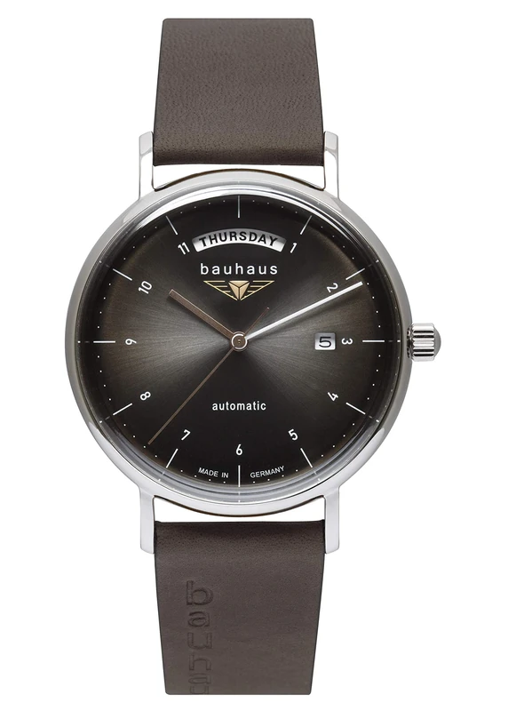 Bauhaus Reloj 2162-2 automático Mens Analogue Automatic Watch with Leather Bracelet 2162-2