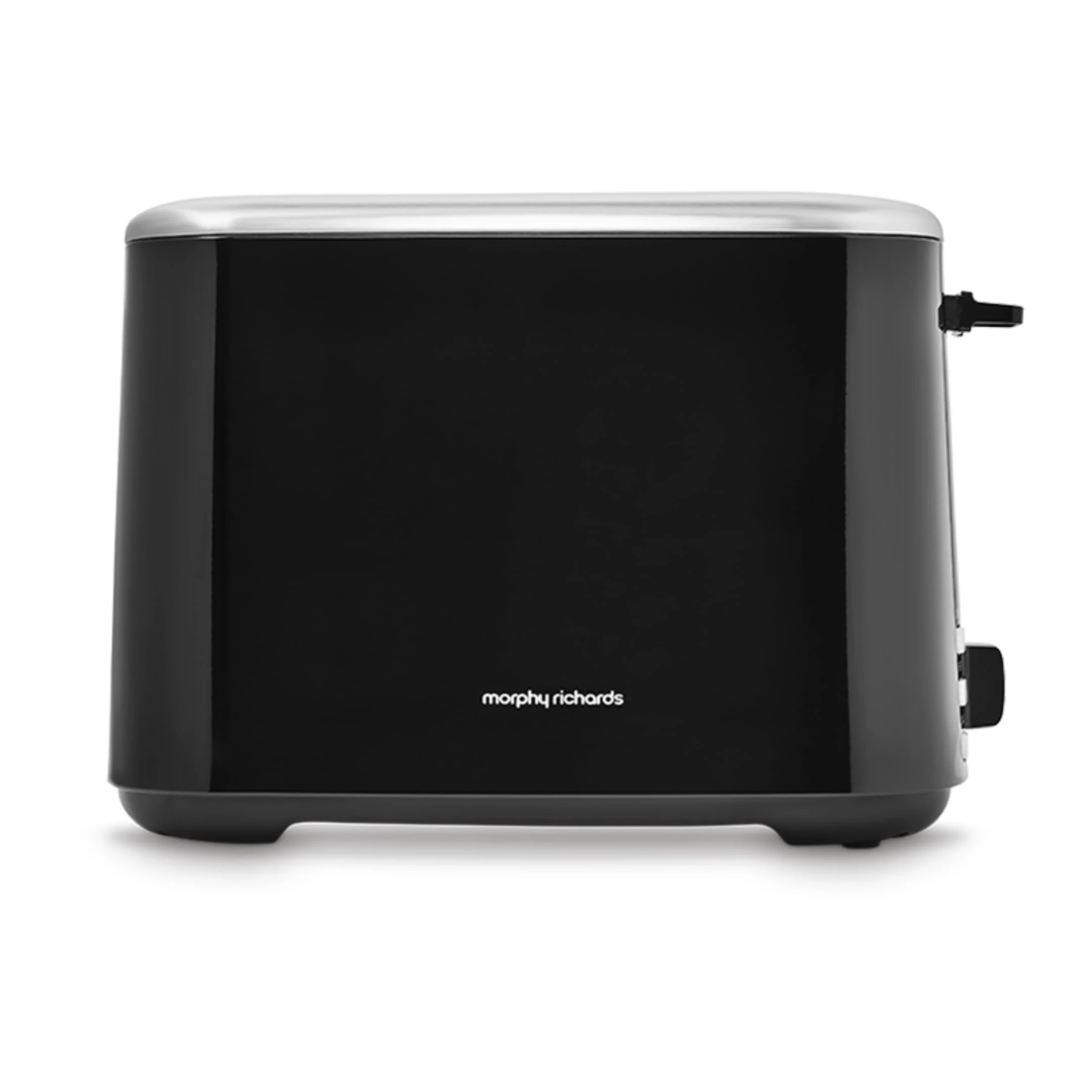 Morphy Richards Equip Black 2 Slice Toaster - Defrost And Reheat Settings - 2 Slot - Stainless Steel - 222064