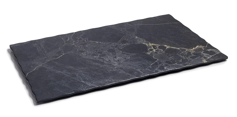 Lacor 63190 63190 Rectangular Tray BPA, Marble Style Finish, 53 x 32 x 0.9 cm, Melamine