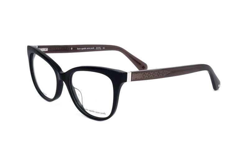 Kate Spade Nevaeh 807/17 BLACK Eyewear Women's Acetate, Standard, 50