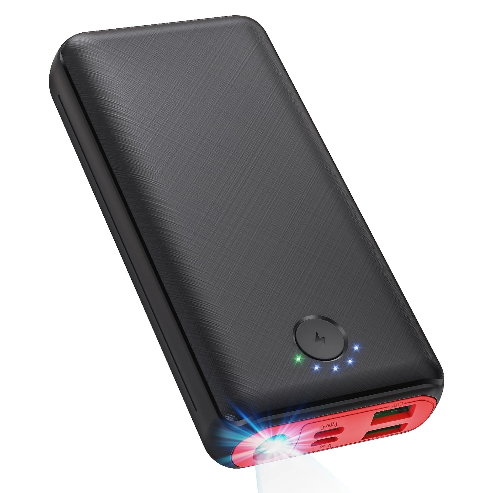 Power Bank 27000mAh Powerbank Fast Charging 22.5W QC 4.0 Portable Charger with Outputs Inputs Flashlight USB C Battery Pack, Ultra-High Capacity Compatible for iPhone Samsung Huawei