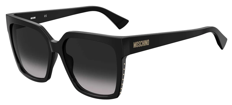 Moschino MOS079/S Black/Dark Grey Shaded 57/17/145 women Sunglasses